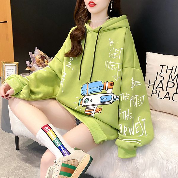 2021ins super fire plush thickened cotton sweater women's casual korean loose in autumn and winter, Blue;black
2021ins super fire plush thickened cotton sweater women's casual korean loose in autumn and winter, Blue;black