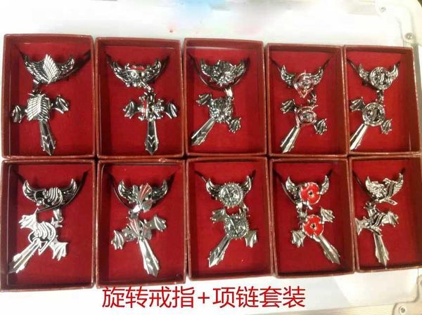 earrings & necklace anime one piece fairy tail bleach death note attack on titan naruto ring+necklace cosplay gift toys peripheral accessori, Silver
earrings & necklace anime one piece fairy tail bleach death note attack on titan naruto ring+necklace cosplay gift toys peripheral accessori, Silver