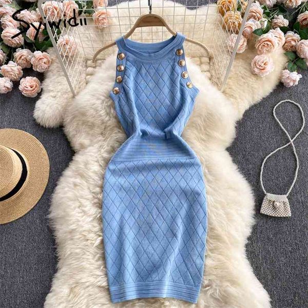 knitting dress for women sleeveless neck-mounted midi party dresses summer fashion evening robe blue black white 210607, Black;gray
knitting dress for women sleeveless neck-mounted midi party dresses summer fashion evening robe blue black white 210607, Black;gray
