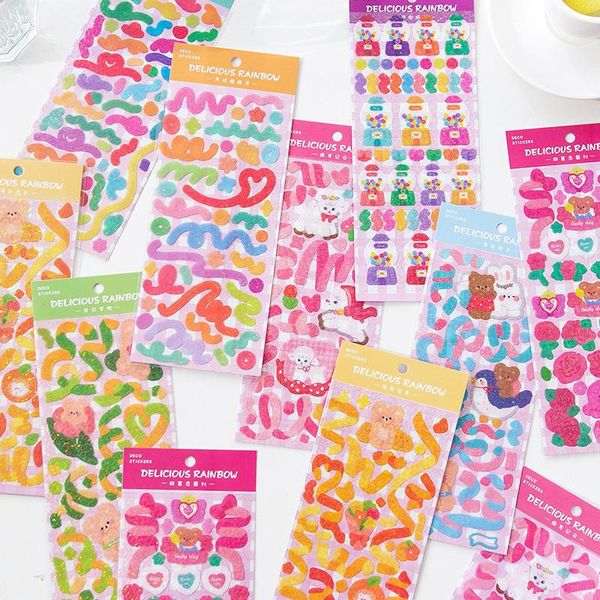 gift wrap 8 designs 1 pc/bag ins style chiding rainbow series creative cute hand account diy decoration collage material stickers
gift wrap 8 designs 1 pc/bag ins style chiding rainbow series creative cute hand account diy decoration collage material stickers