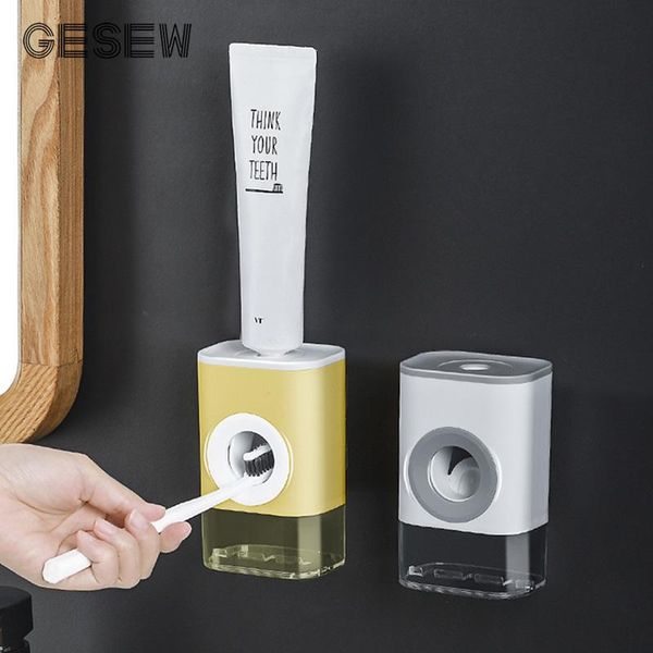 bath accessory set gesew wall-mounted toothpaste squeezer autotoothpaste dispenser for bathroom toothbrush holder home accessories
bath accessory set gesew wall-mounted toothpaste squeezer autotoothpaste dispenser for bathroom toothbrush holder home accessories