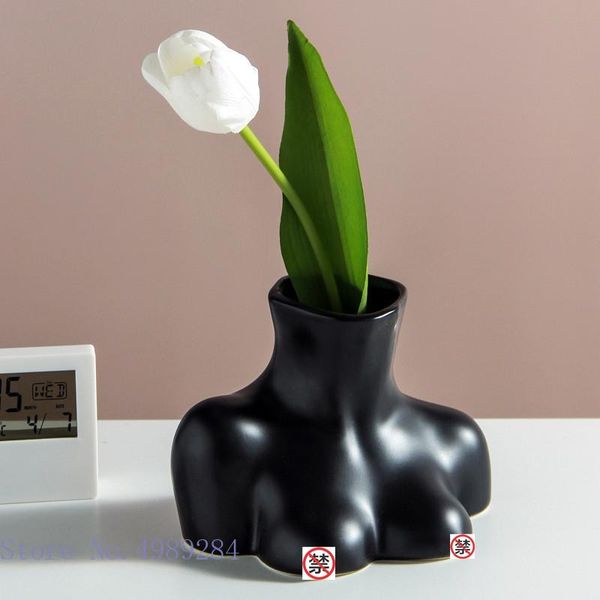 vases creative ceramic bust human body flower vase woman nude deskarrangement accessories home decoration
vases creative ceramic bust human body flower vase woman nude deskarrangement accessories home decoration