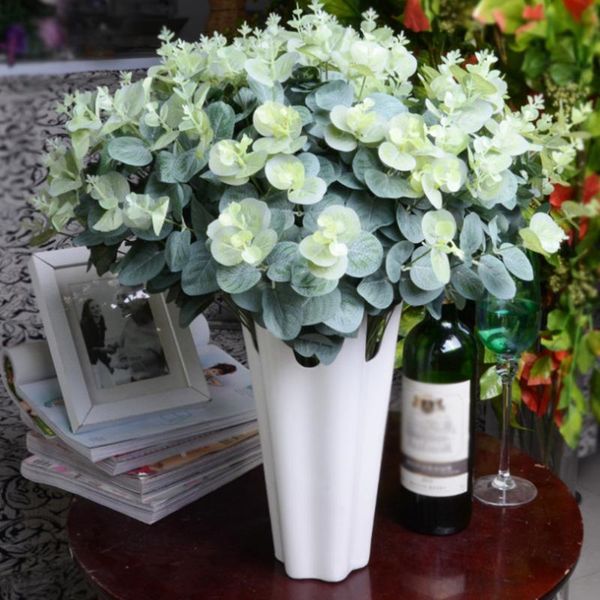 16 heads eucalyptus bouquet green plant branches silk artificial leaves home decoration diy flower plant fake foliage wreath
16 heads eucalyptus bouquet green plant branches silk artificial leaves home decoration diy flower plant fake foliage wreath