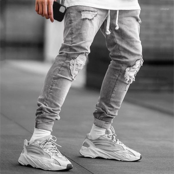 men's jeans autumn fashion streetwear ripped men vintage solid denim trouser mens casual slim jean pencil pants hipster, Blue
men's jeans autumn fashion streetwear ripped men vintage solid denim trouser mens casual slim jean pencil pants hipster, Blue