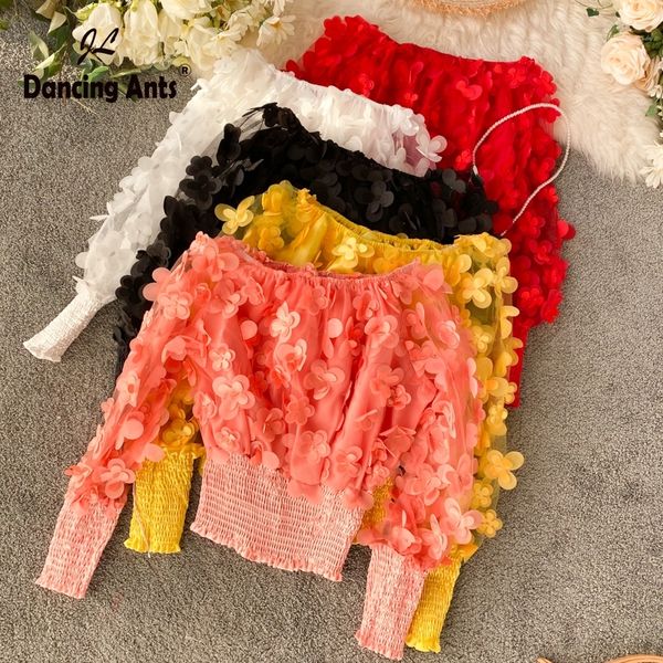 women shirt solid floral slash neck puff sleeve slim shirts female new chic elegant chiffon blouse sweet girl 210225, White
women shirt solid floral slash neck puff sleeve slim shirts female new chic elegant chiffon blouse sweet girl 210225, White