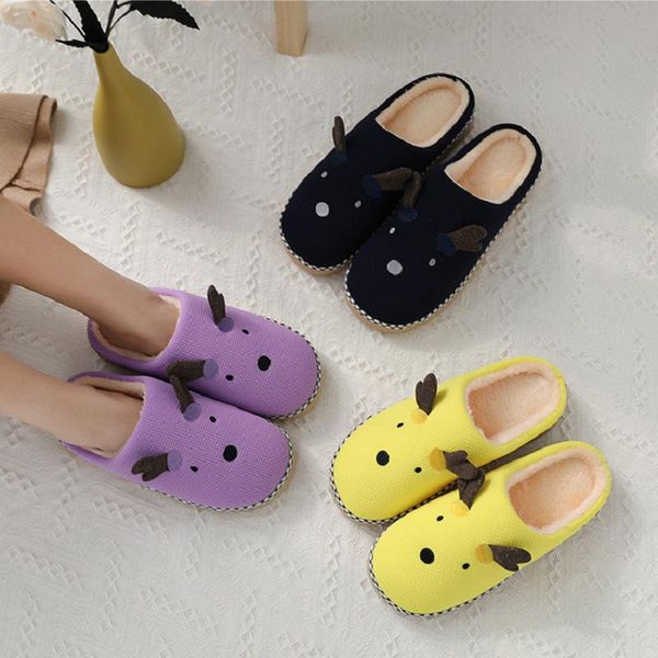 slippers fashion cartoon indoor women warm plush home slipper anti-slip soft lovers winter shoes ladies slides wholesale, Black
slippers fashion cartoon indoor women warm plush home slipper anti-slip soft lovers winter shoes ladies slides wholesale, Black