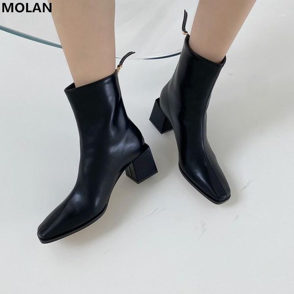 boots molan brand designer 2021 korean fashion stretch fabric leather high heels women's ankle winter shoes black white1
boots molan brand designer 2021 korean fashion stretch fabric leather high heels women's ankle winter shoes black white1