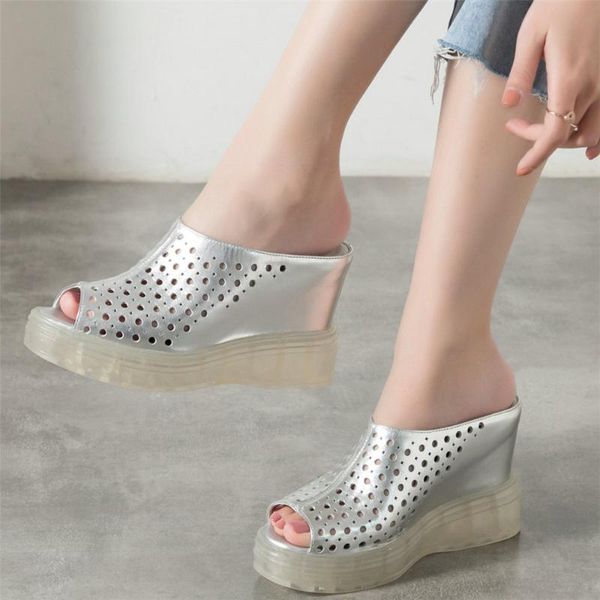 sandals punk slippers women hollow genuine leather wedges high heel gladiator female round toe platform oxfords shoes chic, Black
sandals punk slippers women hollow genuine leather wedges high heel gladiator female round toe platform oxfords shoes chic, Black