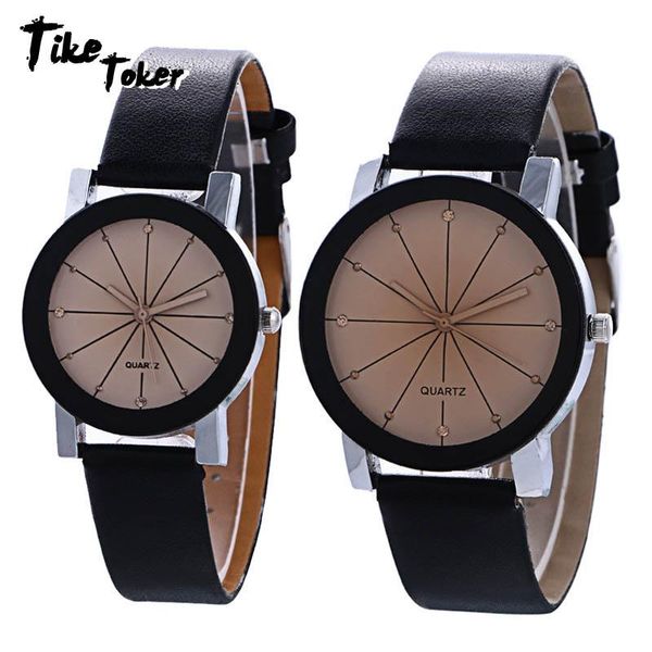 wristwatches tike toker fashion watch ladies men's couple leather quartz female models clock, Slivery;brown
wristwatches tike toker fashion watch ladies men's couple leather quartz female models clock, Slivery;brown