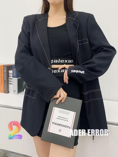 men's suits & blazers korean version adererror jacket personalized line simple couple suit oversize men women fashion casual, White;black
men's suits & blazers korean version adererror jacket personalized line simple couple suit oversize men women fashion casual, White;black