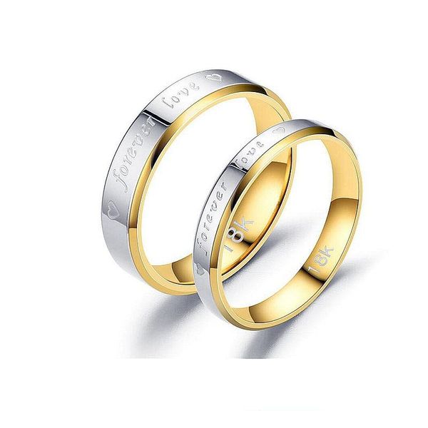 wedding rings japanese and korean fashion accessories forever love titanium steel couple ring stainless women's mens, Slivery;golden
wedding rings japanese and korean fashion accessories forever love titanium steel couple ring stainless women's mens, Slivery;golden