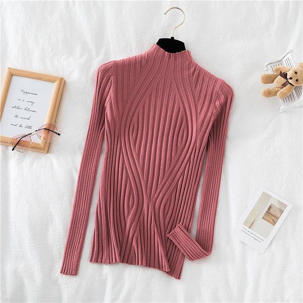 women's blouses & shirts women long sleeve half turtleneck knitted basic ruffles sweater shirt lady elastic slim striped tight pullover, White
women's blouses & shirts women long sleeve half turtleneck knitted basic ruffles sweater shirt lady elastic slim striped tight pullover, White