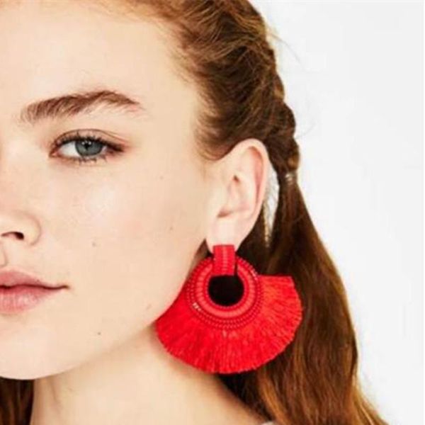 hoop & huggie european and american exaggerated earrings tassel geometry women's spring bohemian accessories, Golden;silver
hoop & huggie european and american exaggerated earrings tassel geometry women's spring bohemian accessories, Golden;silver