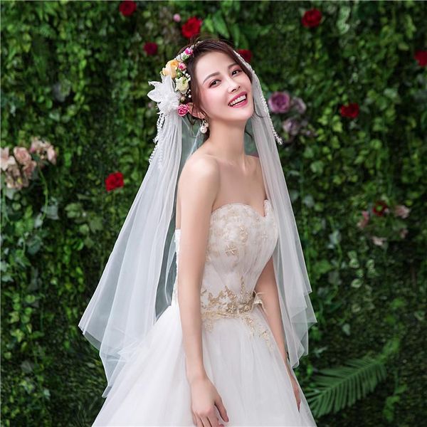 bridal veils bride veil short 2021 wedding 1.5 meters lace tail with comb one layer white accessories, Black
bridal veils bride veil short 2021 wedding 1.5 meters lace tail with comb one layer white accessories, Black