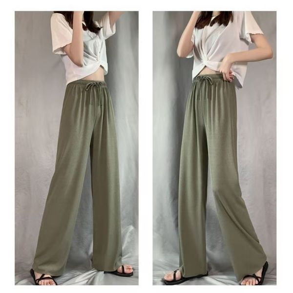 summer womens pants fashion cool breathable ice silk fabrics full length/knee length optional loose oversize wide leg pants, Black;white
summer womens pants fashion cool breathable ice silk fabrics full length/knee length optional loose oversize wide leg pants, Black;white