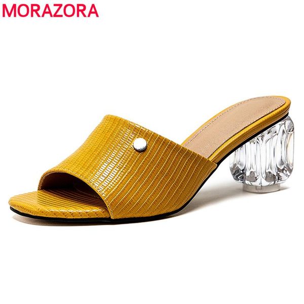 dress shoes morazora plus size 34-43 women sandals slip on peep toe crystal high heels ladies mules solid color comfortable summer, Black
dress shoes morazora plus size 34-43 women sandals slip on peep toe crystal high heels ladies mules solid color comfortable summer, Black