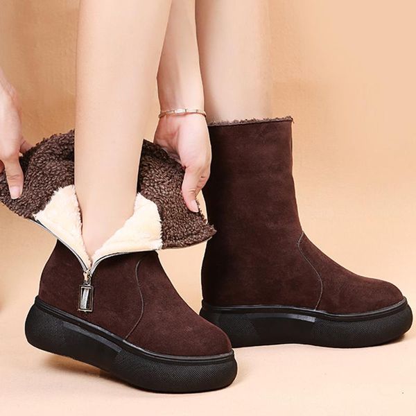 boots winter women fur plush ankle snow for beige black zipper platform wedge 2021 fashion designer
boots winter women fur plush ankle snow for beige black zipper platform wedge 2021 fashion designer