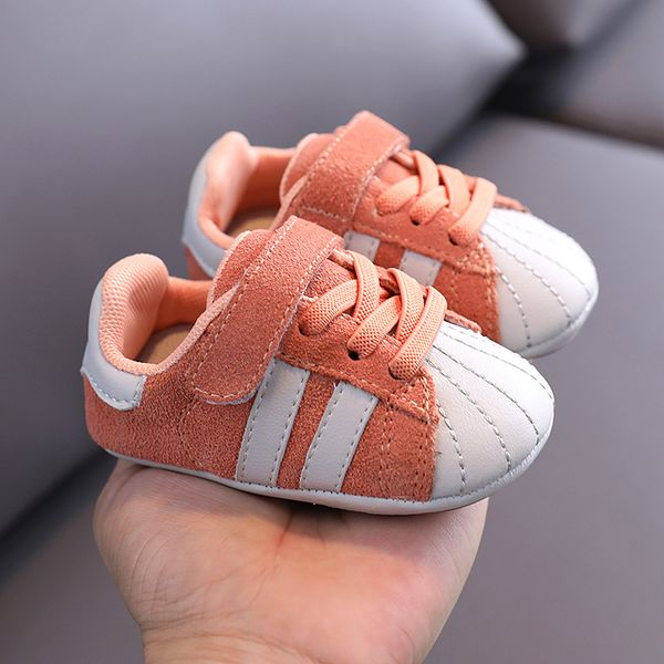 fashion toddler baby soft sole hook loop prewalker sneakers baby boy girls genuine leather sports shoes non-slip walker shoes, Black;red
fashion toddler baby soft sole hook loop prewalker sneakers baby boy girls genuine leather sports shoes non-slip walker shoes, Black;red
