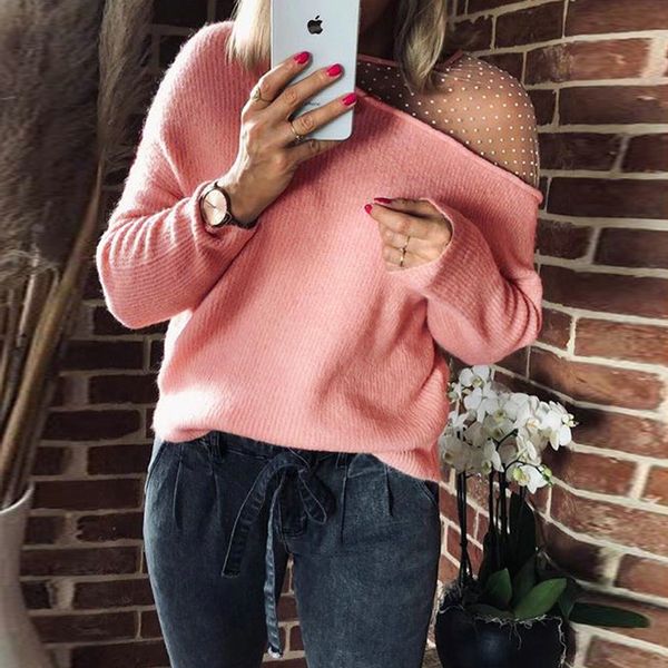 2021 new women spring autumn casual solid lace patchwork see through o-neck long sleeve t-shirts ladies loose pullover tees 4ik7, White
2021 new women spring autumn casual solid lace patchwork see through o-neck long sleeve t-shirts ladies loose pullover tees 4ik7, White