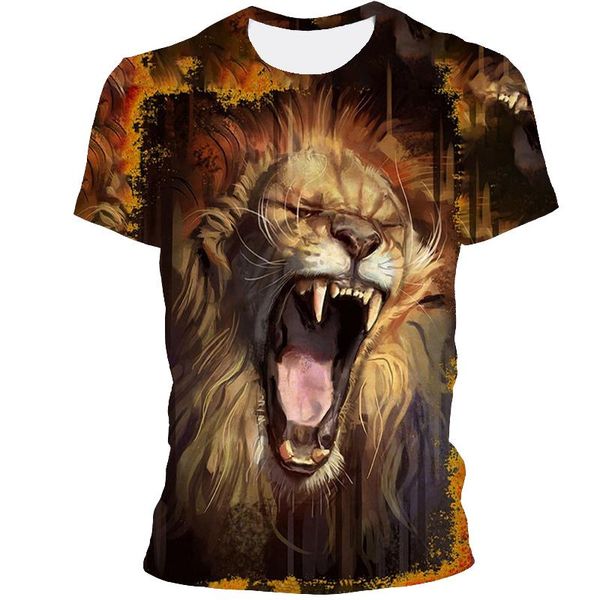 men's t-shirts 2021 leisure sports summer 3d t-shirt animal lion print round neck street trend party short sleeve big sale, White;black
men's t-shirts 2021 leisure sports summer 3d t-shirt animal lion print round neck street trend party short sleeve big sale, White;black
