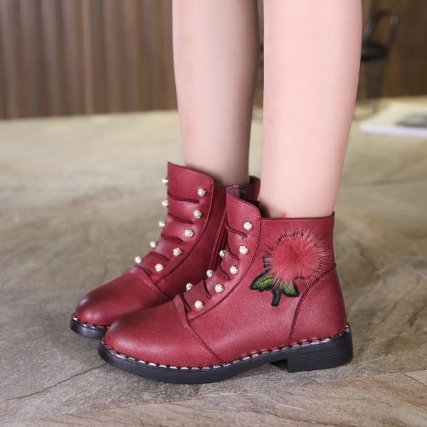 autumn/winter children' shoes retro wind embroidered flower side zipper baby mid-boot girl boots single boots short boot, Black;grey
autumn/winter children' shoes retro wind embroidered flower side zipper baby mid-boot girl boots single boots short boot, Black;grey