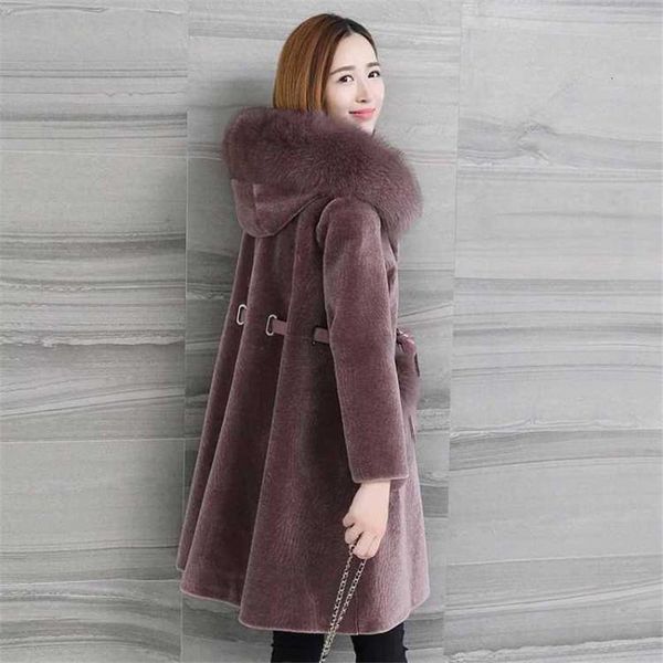 2021 new women winter real fox collar natural sheep shearing fur coat female lace up genuine wool jacket abrigos mujer k376u1jy, Black
2021 new women winter real fox collar natural sheep shearing fur coat female lace up genuine wool jacket abrigos mujer k376u1jy, Black