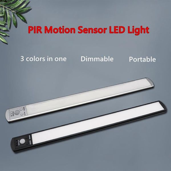 pir motion sensor led under cabinet light 3 colors dimmable usb rechargeable wardrobe closet cupboard install ultra-thin lamp
pir motion sensor led under cabinet light 3 colors dimmable usb rechargeable wardrobe closet cupboard install ultra-thin lamp