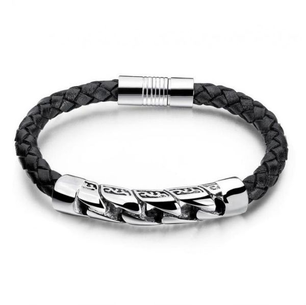 charm bracelets european and american fashion -selling men's high-quality magnetic buckle leather woven bracelet, Golden;silver
charm bracelets european and american fashion -selling men's high-quality magnetic buckle leather woven bracelet, Golden;silver
