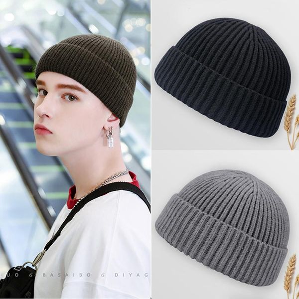 beanie/skull caps thick women's solid color melon leather hat ribbed knit flanged winter warm casual beanie, Blue;gray
beanie/skull caps thick women's solid color melon leather hat ribbed knit flanged winter warm casual beanie, Blue;gray