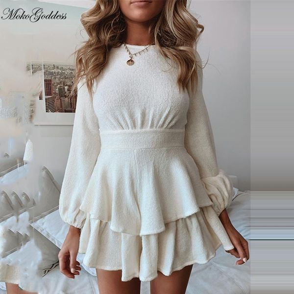 casual dresses moko autumn winter dress women long sleeve short mini fashion backless cascading ruffled white ladies warm clothing 2021, Black;gray
casual dresses moko autumn winter dress women long sleeve short mini fashion backless cascading ruffled white ladies warm clothing 2021, Black;gray