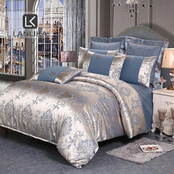 lanlika bedding set luxury bed linen cotton tencel duvet cover set bed sheet pillowcase 3/4pcs bedclothes euro bedspread
lanlika bedding set luxury bed linen cotton tencel duvet cover set bed sheet pillowcase 3/4pcs bedclothes euro bedspread