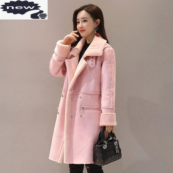 women's trench coats winter women warm fleece lining faux suede leather outwear windbreaker office ladies slim fit overcoat thick coat, Tan;black
women's trench coats winter women warm fleece lining faux suede leather outwear windbreaker office ladies slim fit overcoat thick coat, Tan;black