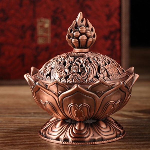 fragrance lamps mini tibetan lotus designed alloy metal bronze craft incense burner home decor
fragrance lamps mini tibetan lotus designed alloy metal bronze craft incense burner home decor