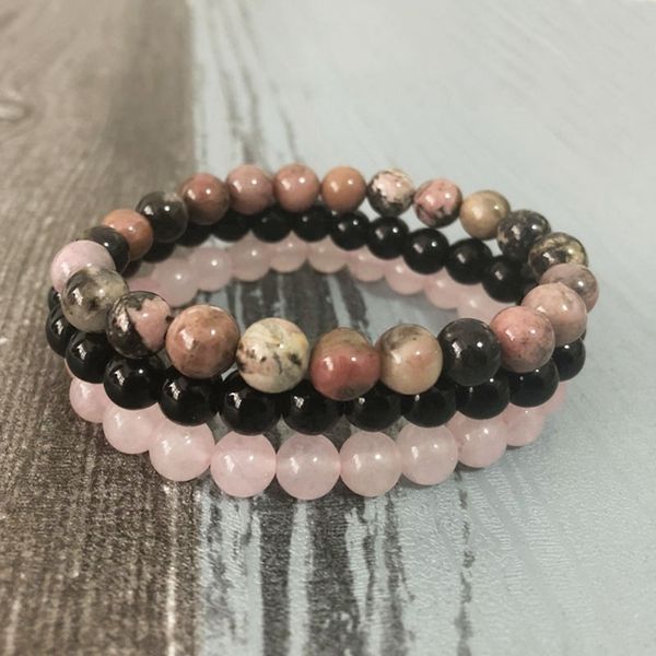 3pcs 8mm rhodonite gemstone pink crystal mala bracelet wrist spirituality y healing energy, Golden;silver
3pcs 8mm rhodonite gemstone pink crystal mala bracelet wrist spirituality y healing energy, Golden;silver