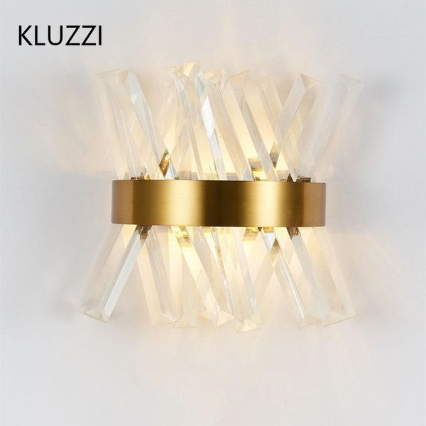 wall lamp kluzzi luxury crystal lights gold led light fixtures for living room bedroom indoor decoration lighting ac 220v
wall lamp kluzzi luxury crystal lights gold led light fixtures for living room bedroom indoor decoration lighting ac 220v