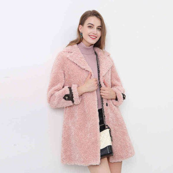 haining fur imitation fur mink long sleeved plush fur coat women's coat 211207, Black
haining fur imitation fur mink long sleeved plush fur coat women's coat 211207, Black