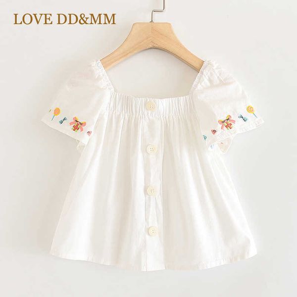 love dd&mm girls shirts summer children's wear girls cute flowers small fish rmbroidery denim short-sleeved shirt 210715, White;black
love dd&mm girls shirts summer children's wear girls cute flowers small fish rmbroidery denim short-sleeved shirt 210715, White;black