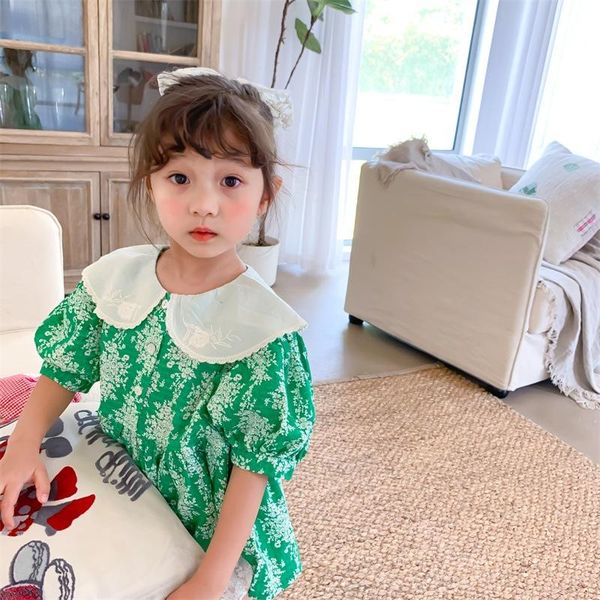 shirts girls flowers shirt korean version green doll collar for kids summer clothes toddler baby short-sleeve blouses, White;black
shirts girls flowers shirt korean version green doll collar for kids summer clothes toddler baby short-sleeve blouses, White;black