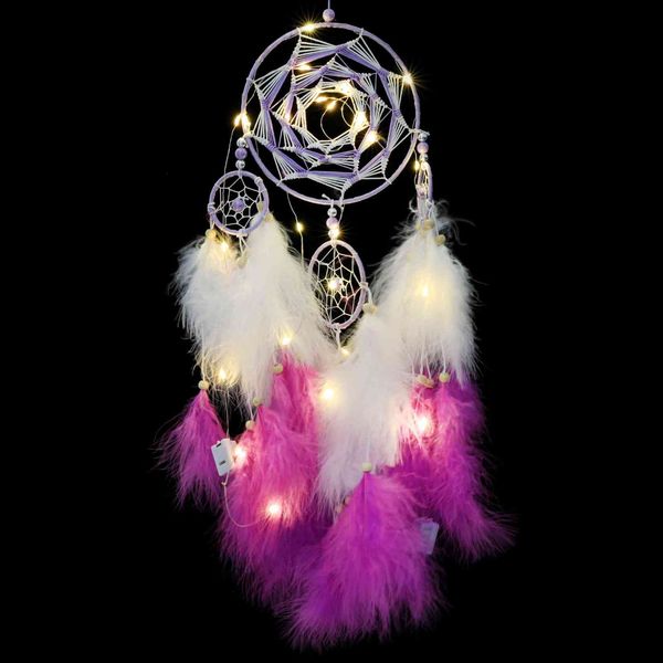 souvenirs pendant four ring two-color dream feather net handmade crafts indian nordic decoration
souvenirs pendant four ring two-color dream feather net handmade crafts indian nordic decoration
