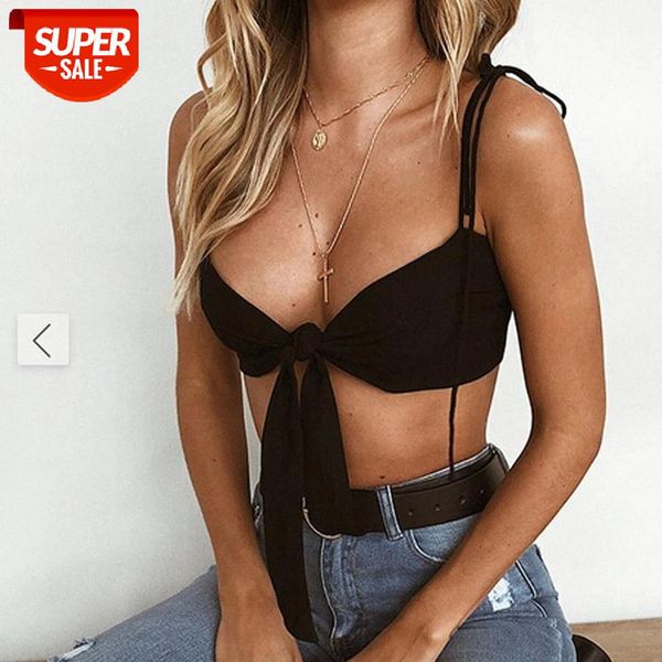 women deep v-neck bandage front knot tie crop sleeveless bow short strapped camis high street camis clothes #cm2q, White
women deep v-neck bandage front knot tie crop sleeveless bow short strapped camis high street camis clothes #cm2q, White