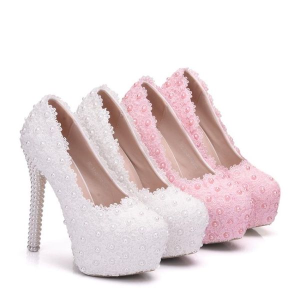 sandals wedding pearl will white lace high-heeled shoes code fine with waterproof platform shoe, Black
sandals wedding pearl will white lace high-heeled shoes code fine with waterproof platform shoe, Black