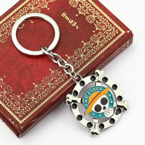 keychains hsic jewelry 5pcs/lot metal one piece skull keychain rotatable keyring pendant luffy key chains holder trinket for fans hc11490, Silver
keychains hsic jewelry 5pcs/lot metal one piece skull keychain rotatable keyring pendant luffy key chains holder trinket for fans hc11490, Silver