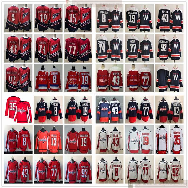 2021 reverse retro ice hockey jerseys alex ovechkin jakub vrana nicklas backstrom henrik lundqvist tom wilson john carlson tj oshie evgeny k, Black;red
2021 reverse retro ice hockey jerseys alex ovechkin jakub vrana nicklas backstrom henrik lundqvist tom wilson john carlson tj oshie evgeny k, Black;red