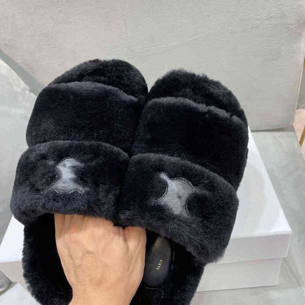 slippers 2022 sheepskin wool - thick-bottomed open toe sandals and slippers women's outdoor wear indoor leisure all-match lazy flip-flo, Black
slippers 2022 sheepskin wool - thick-bottomed open toe sandals and slippers women's outdoor wear indoor leisure all-match lazy flip-flo, Black