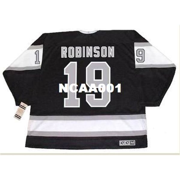 001 #19 larry robinson los angeles kings 1989 ccm vintage away hockey jersey or custom any name or number retro jersey, Black
001 #19 larry robinson los angeles kings 1989 ccm vintage away hockey jersey or custom any name or number retro jersey, Black