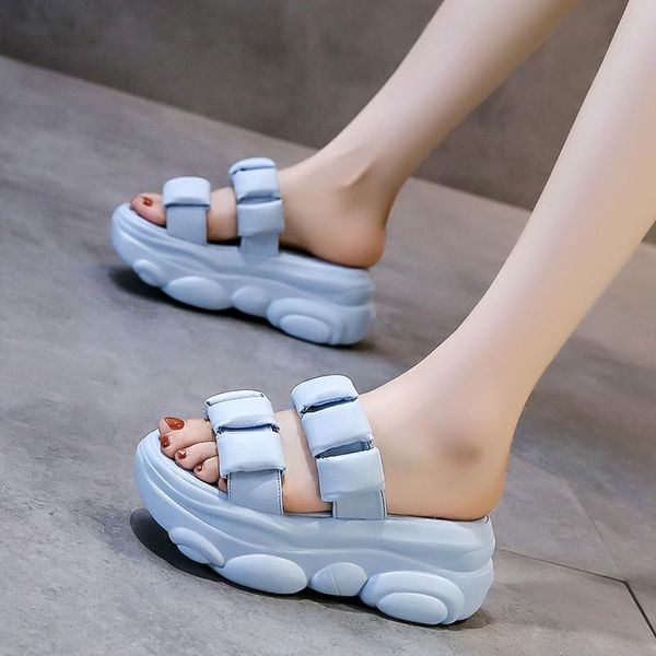 slippers summer women flip-flops beach shoes ladies wedge heels slides woman high platform outside chunky sandals 7cm, Black
slippers summer women flip-flops beach shoes ladies wedge heels slides woman high platform outside chunky sandals 7cm, Black