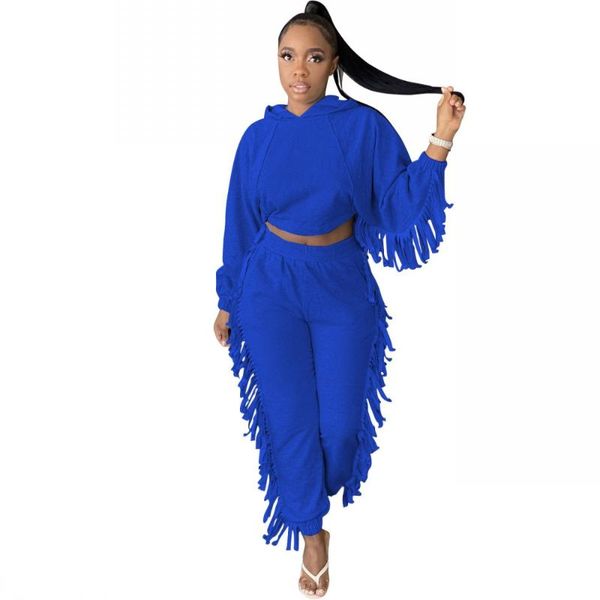 women's two piece pants casual tracksuit outfits fashion fringed solid color long sleeve sweater+slim set 2022 winter african women, White
women's two piece pants casual tracksuit outfits fashion fringed solid color long sleeve sweater+slim set 2022 winter african women, White