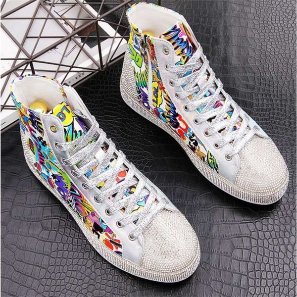 new designer men's studded rivet spike rhinestone casual british man trending leisure shoes male green, Black
new designer men's studded rivet spike rhinestone casual british man trending leisure shoes male green, Black
