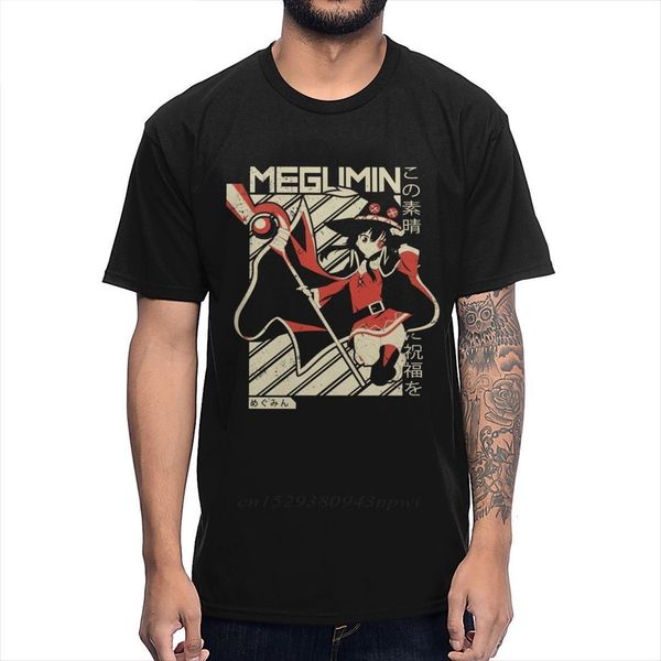megumin konosuba kono subarashii comfortable mens t shirts 100% cotton cartoon big size tee guys punk designer streetwear, White;black
megumin konosuba kono subarashii comfortable mens t shirts 100% cotton cartoon big size tee guys punk designer streetwear, White;black