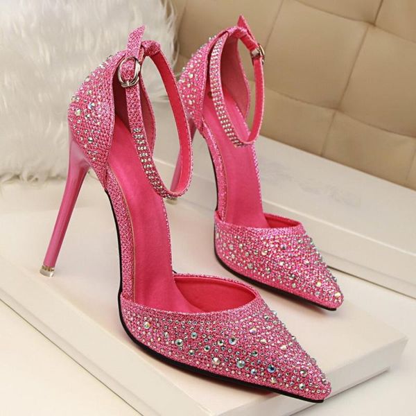 women pumps sandals 2021 new summer rhinestone high-heeled pointed scarf sandals sweet princess shoes wedding shoes pumps, Black
women pumps sandals 2021 new summer rhinestone high-heeled pointed scarf sandals sweet princess shoes wedding shoes pumps, Black
